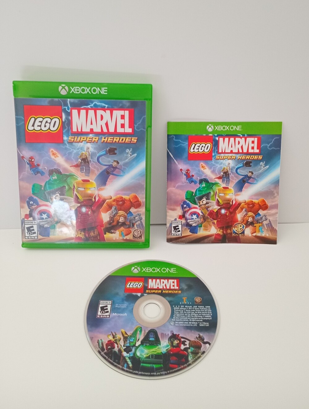 LEGO Marvel Super Heroes Xbox One Complete CIB | Marvel Adventure Game VG